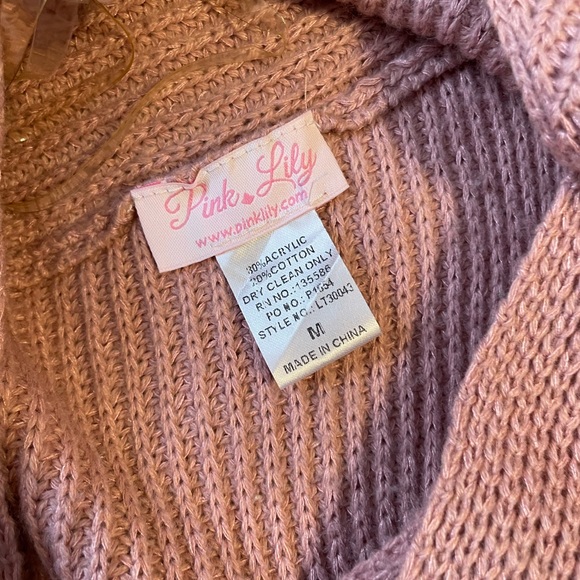 Pink lily sweater - Picture 5 of 7